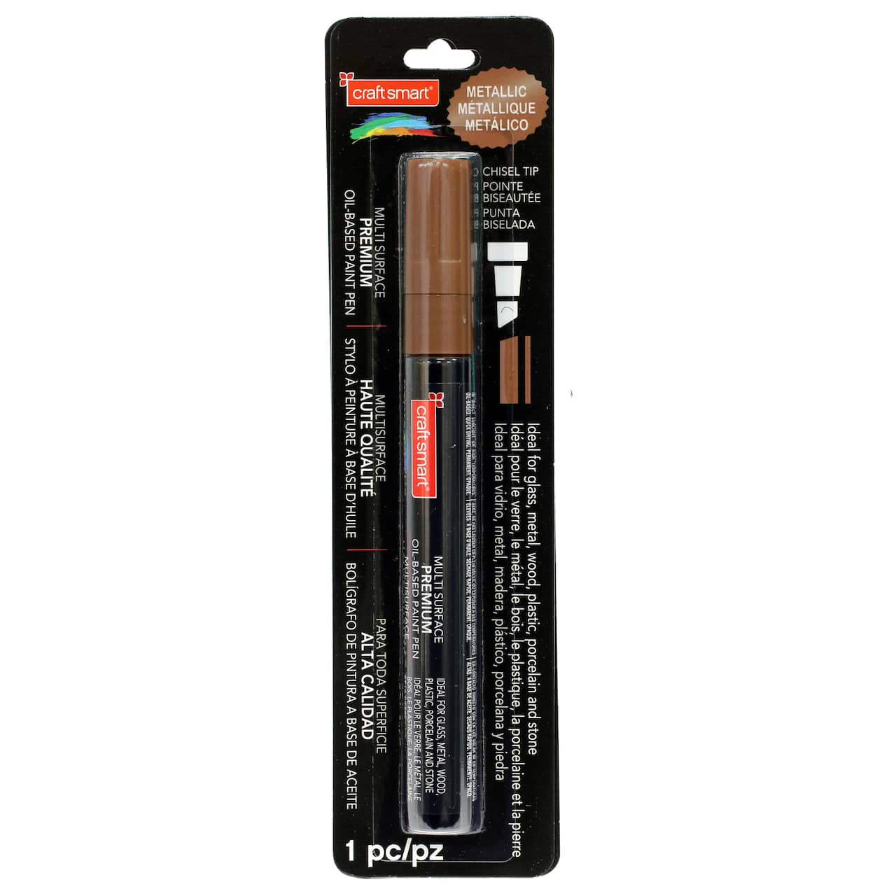 Copper Chisel Tip Multi-Surface Premium Oil-Based Paint Pen By Craft Smart®